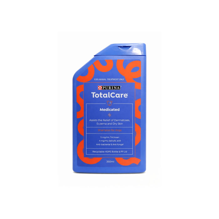 Purina 350ml Total Care Medicated Dog Shampoo