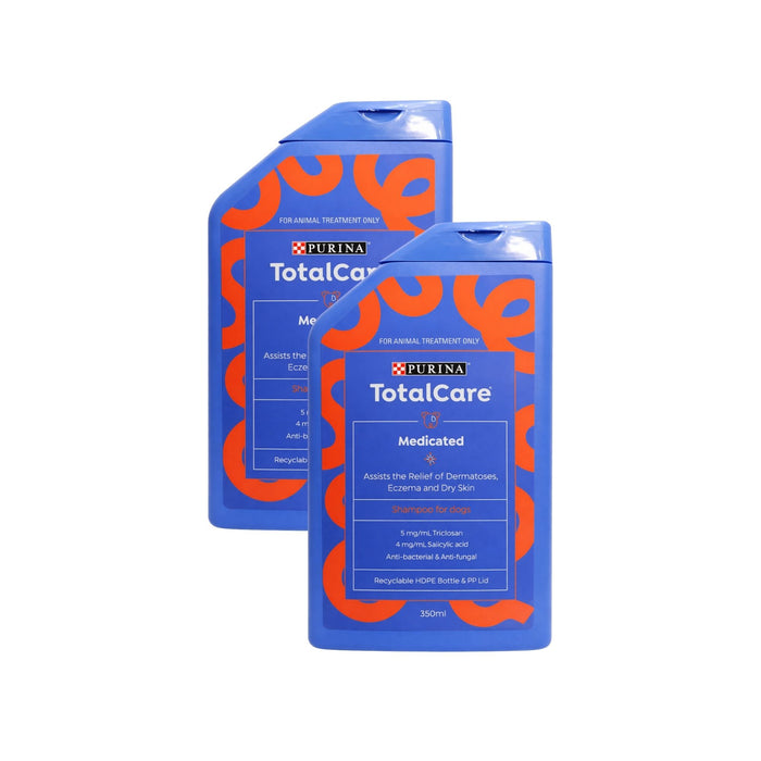 Purina 350ml Total Care Medicated Dog Shampoo