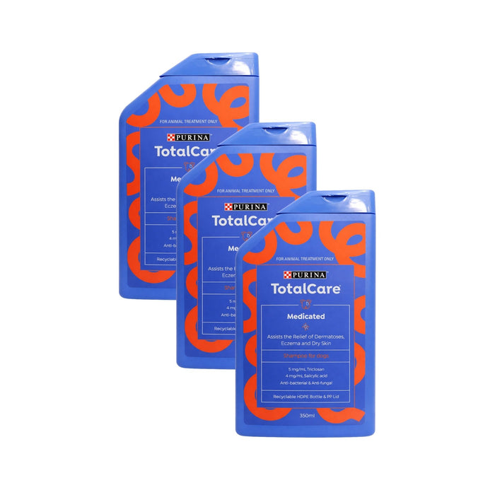 Purina 350ml Total Care Medicated Dog Shampoo