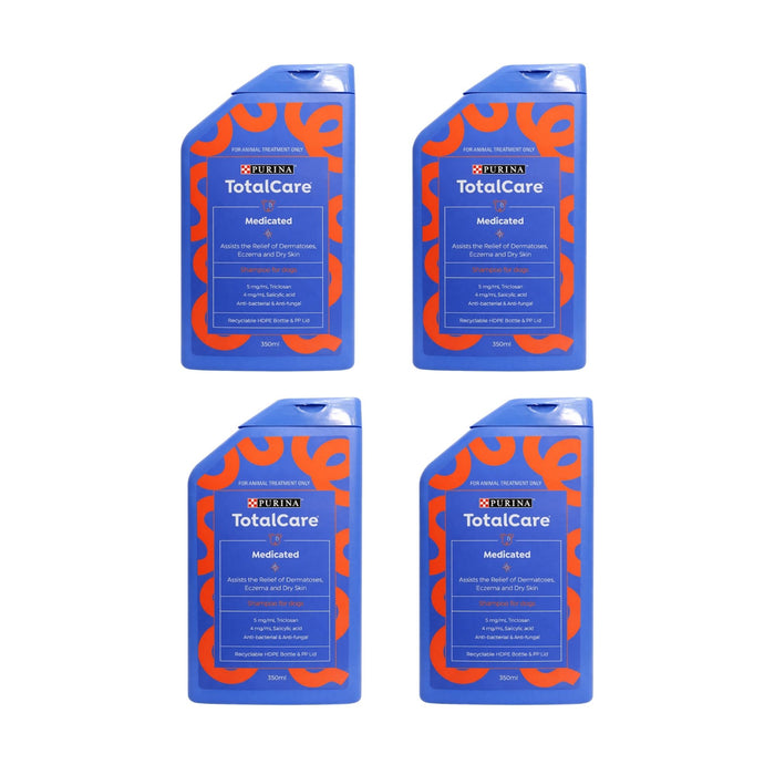 Purina 350ml Total Care Medicated Dog Shampoo