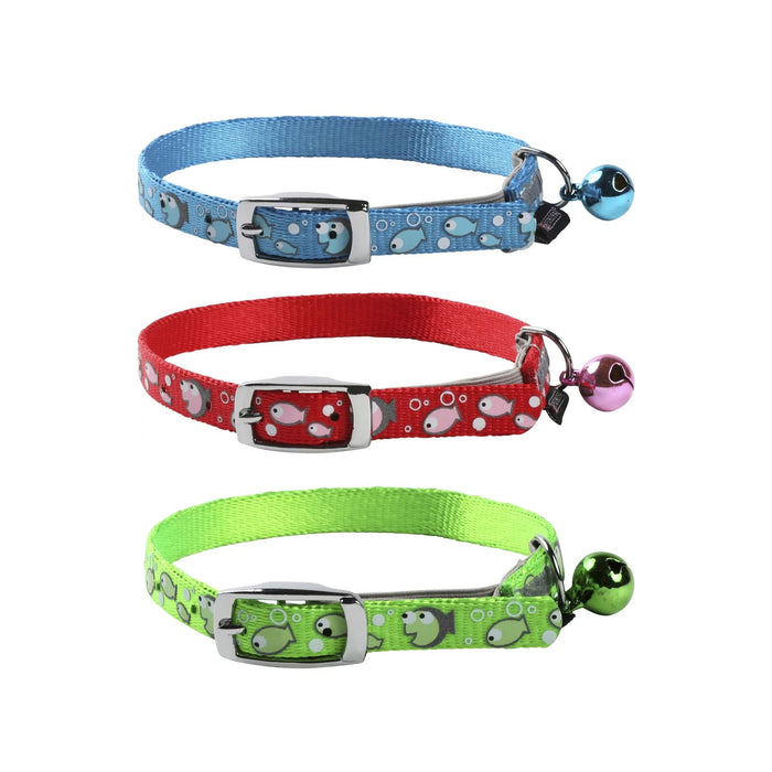Purina Cats Reflective Adjustable 23 to 27cm Collar Colour Randomly Selected
