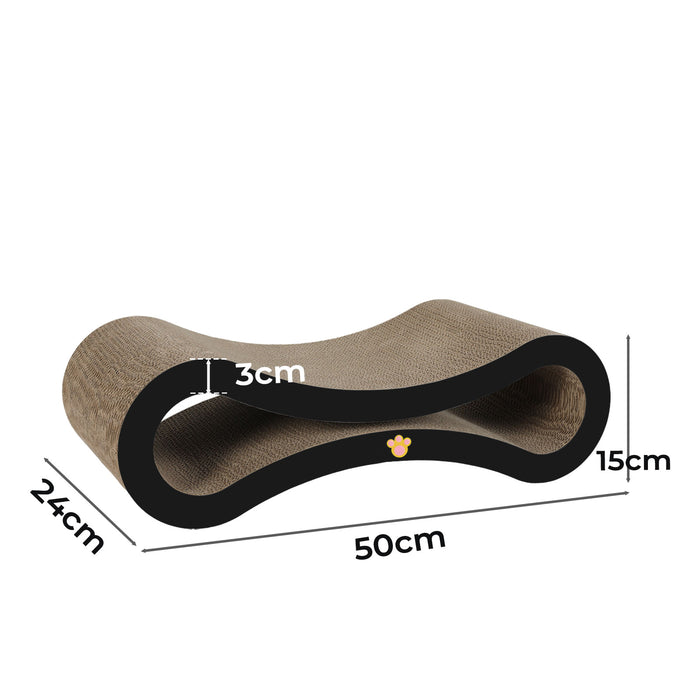 Pawz Cat Scratcher Board Bed All Sided Use Scratching Cardboard House Condo Toy