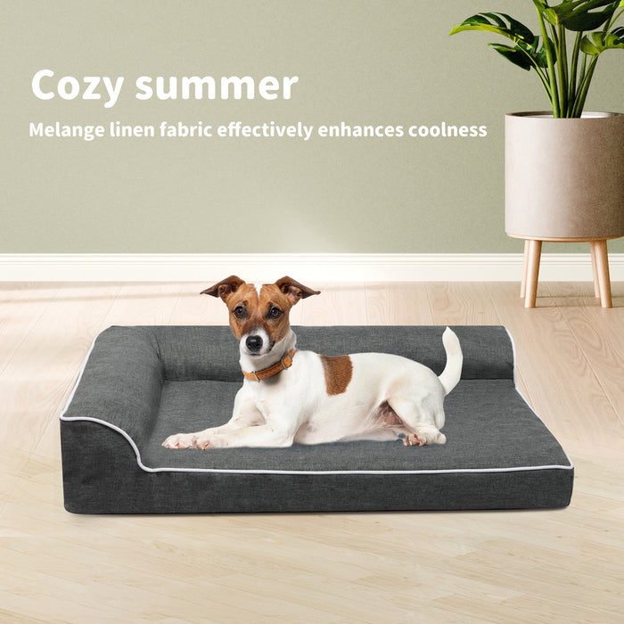 Pawz Orthopedic Pet Bed Memory Foam With Cooling Gel