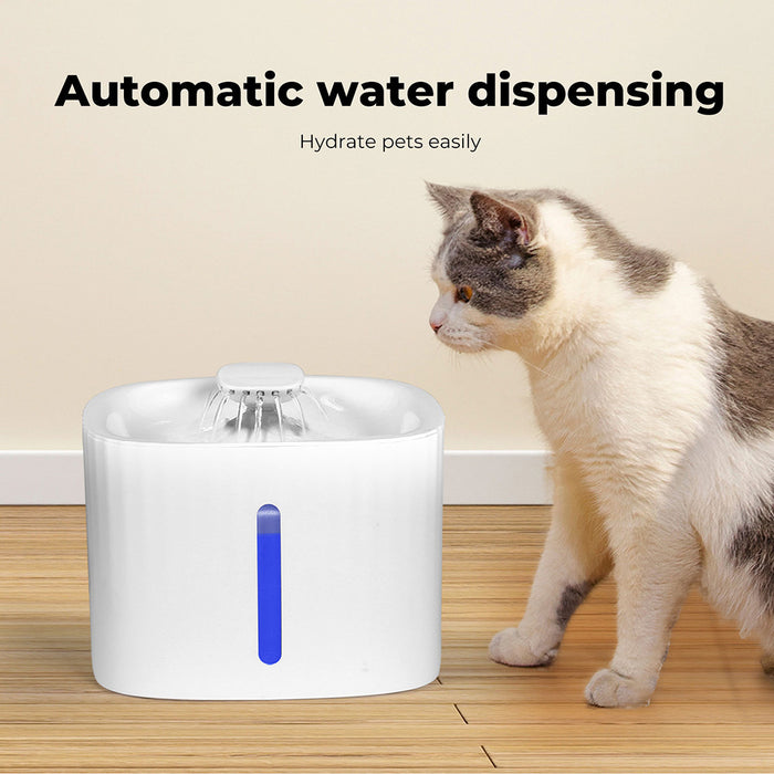 PaWz Automatic Electric Pet Water Fountain Dog Cats Drinking Dispenser Filter 3L - petpawz.com.au