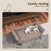 Pet Sofa Bed Raised Elevated Soft Lounge Couch - petpawz.com.au