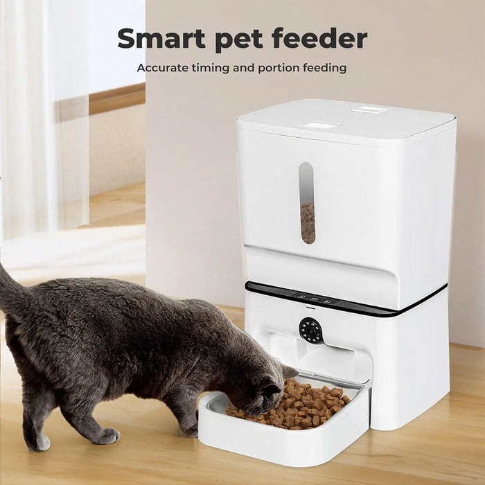 Pawz 2-in-1 Automatic Pet Cat Dog Feeder Laser Toy WiFi Smart Food Dispenser App