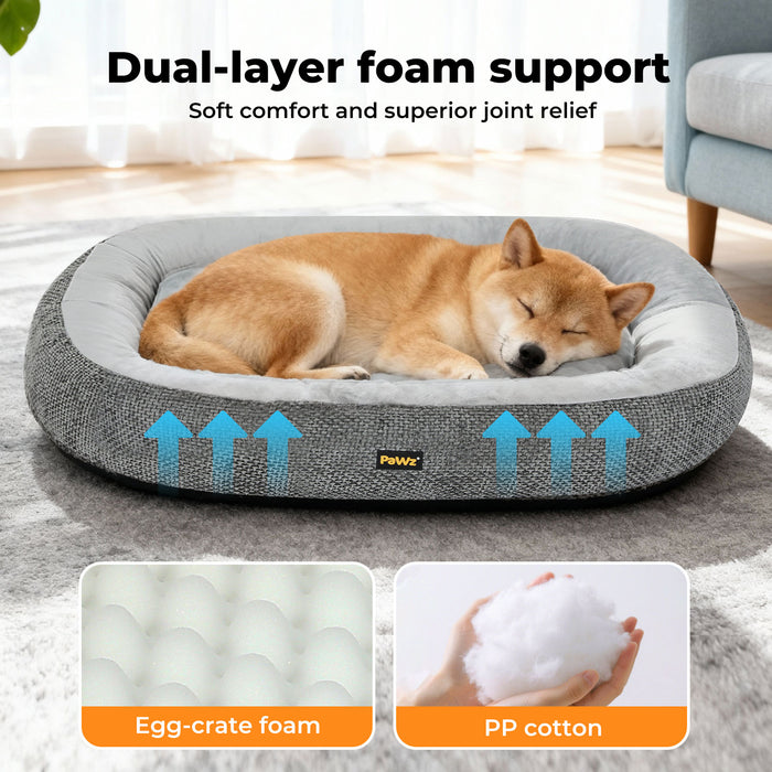 Pet Bed Washable Plush Orthopedic Soft Non Slip Mat Indoor Pet Cushion