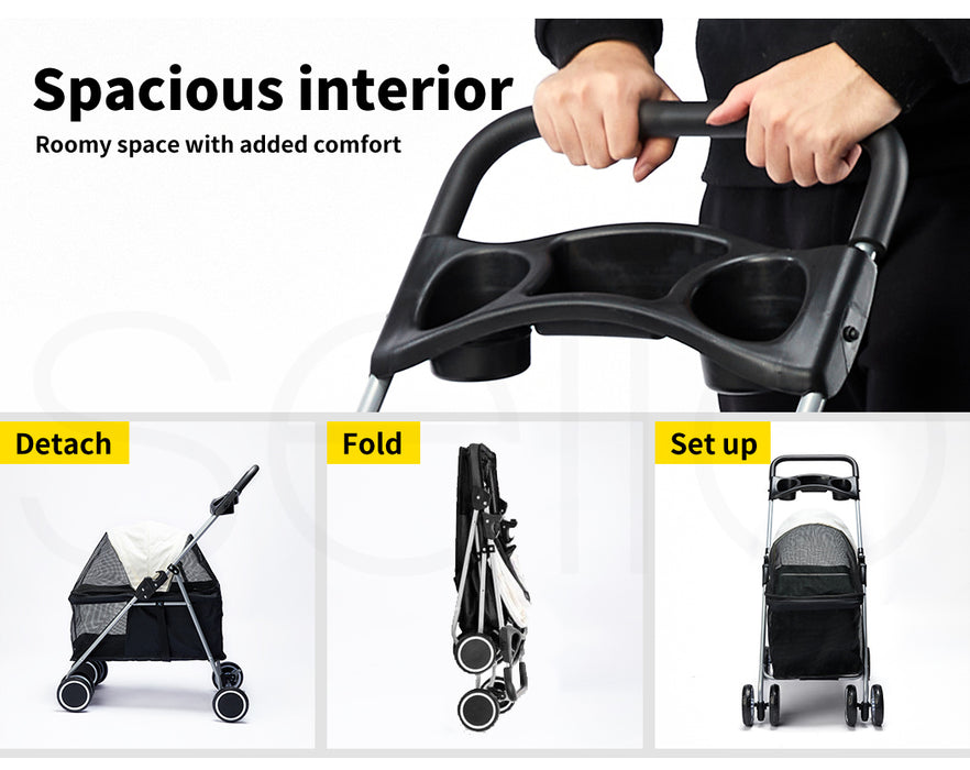Pawz Compact & Comfortable Pet Stroller
