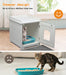 Cat Litter Box Mat Fully Enclosed Kitty Toilet - petpawz.com.au