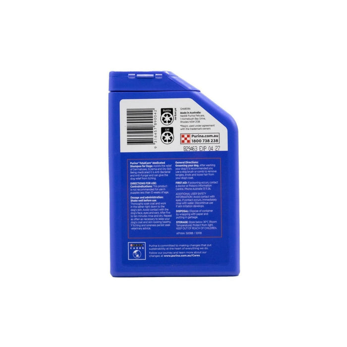 Purina 350ml Total Care Medicated Dog Shampoo