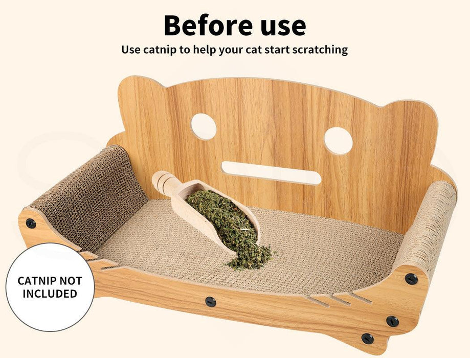 PaWz Cat Kitten Claw Scratching Board Post Scratcher Corrugated Cardboard Toy - petpawz.com.au