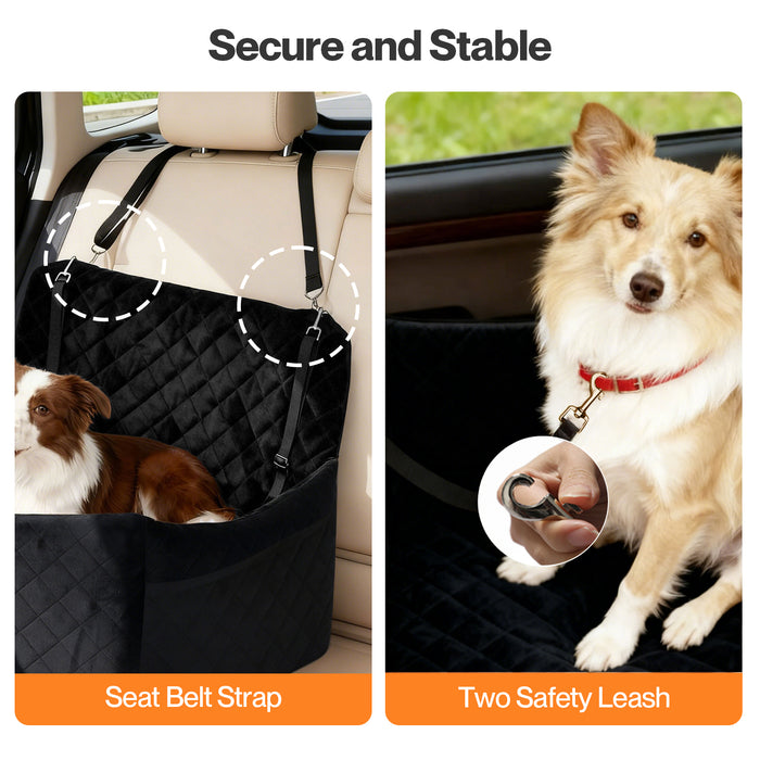 Dog Car Seat Booster with Safety Belt  Leashes  for Large Sized Dogs