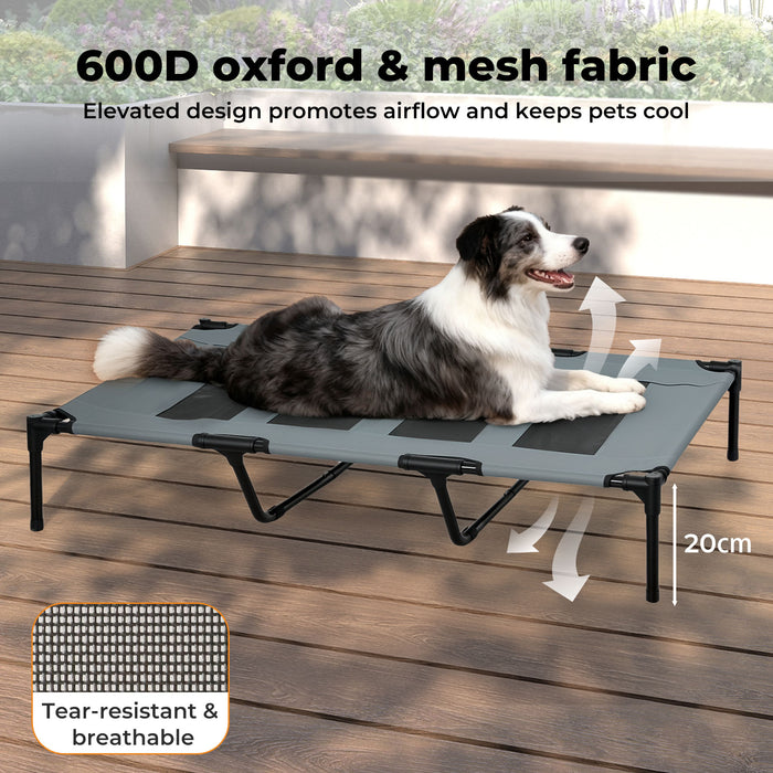 Elevated Pet Bed Raised Dog Bed Heavy Duty Outdoor Cooling Portable Bed