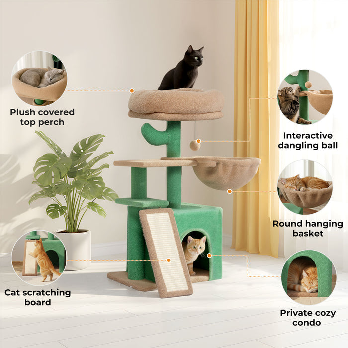 Cat Tree Tower Scratching Post Scratcher Kitten Condo House Play Bed Toys