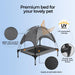 PaWz Pet Trampoline With Raised Canopy - petpawz.com.au