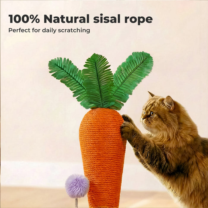 Cat Scratching Post Cute Carrot Scratching Post Pet Supplies Entertainment
