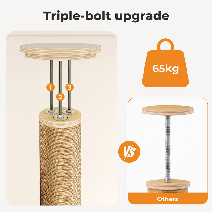 Cat Tree Large Tower Scratching Post Scratcher Cat Condo House Beds 300cm