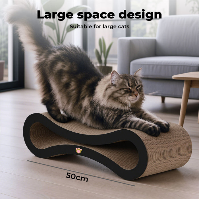 Pawz Cat Scratcher Board Bed All Sided Use Scratching Cardboard House Condo Toy