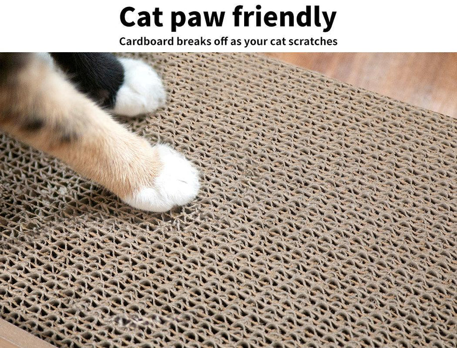 PaWz Cat Scratcher Scratching Board Corrugated Cardboard Scratch Bed Toy Pad Mat - petpawz.com.au