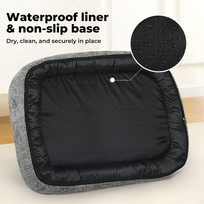 Pet Bed Washable Plush Orthopedic Soft Non Slip Mat Indoor Pet Cushion