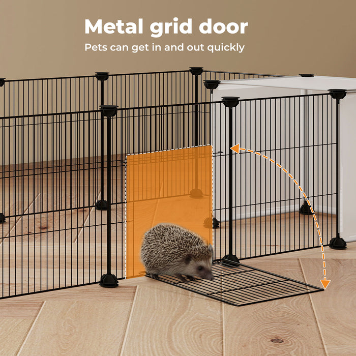 Pet DIY Playpen Small Animals Guinea Pig Hamster Rabbit Enclosure 14 Panels