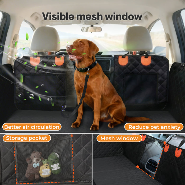 Dog Car Seat Cover Pet Back Seat Hammock Safety Protector  Waterproof