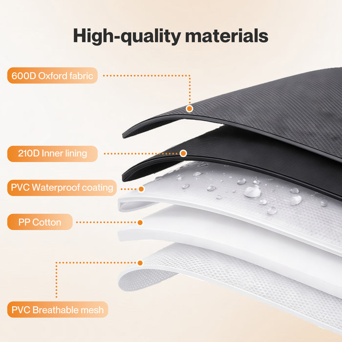 Dog Car Seat Bed Rear Safety Protector Pet Hammock Non Slip Waterproof