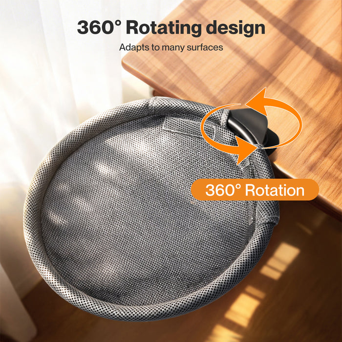 Cat Bed Hammock 360° Rotating Hanging Sturdy Washable Removable Breathable