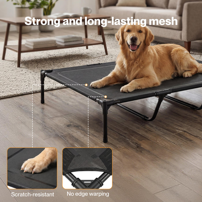 Elevated Dog Bed Heavy Duty Portable Cot  Waterproof Pet Raised Bed XL Size