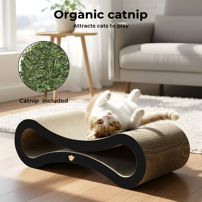 Pawz Cat Scratcher Board Bed All Sided Use Scratching Cardboard House Condo Toy