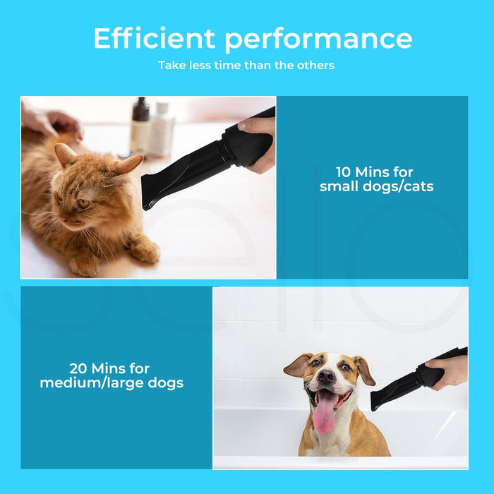 Dog Cat Pet Hair Dryer Grooming Blow Speed - petpawz.com.au