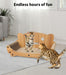 PaWz Cat Kitten Claw Scratching Board Post Scratcher Corrugated Cardboard Toy - petpawz.com.au