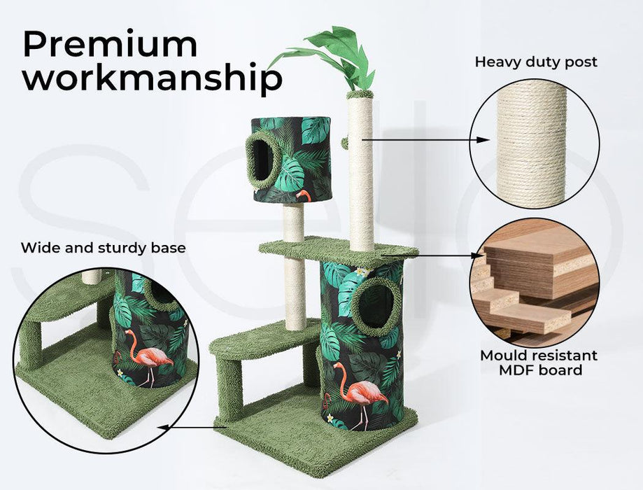 Pawz Cat Scratcher Post Cactus Multi Level Playground - petpawz.com.au