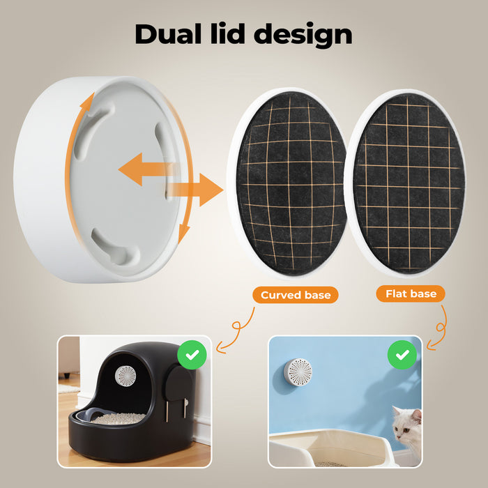 Cat Odor Eliminator Purifier Cat Litter Box Deodorizer Toilet Air Cleaner