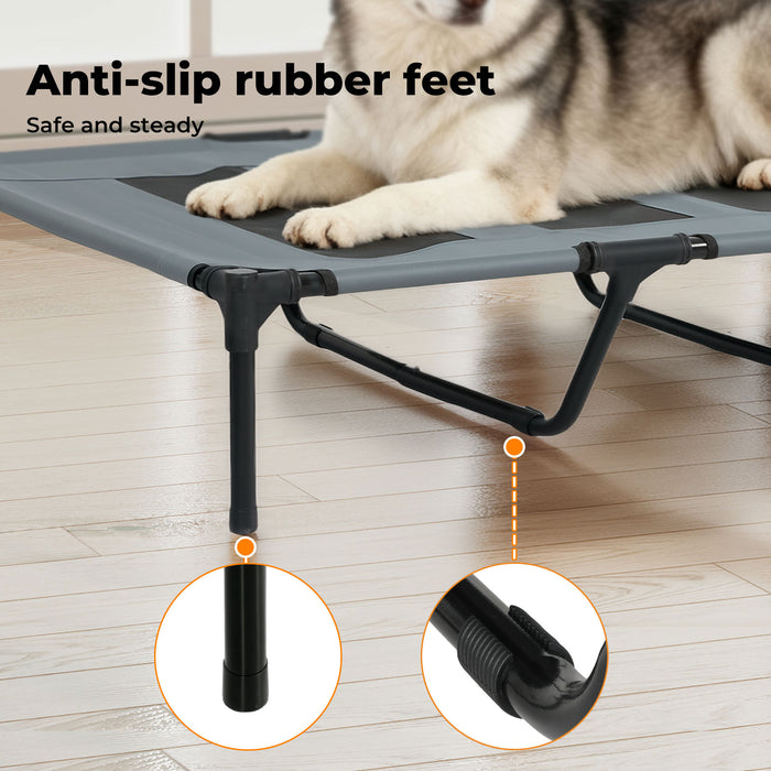 Elevated Pet Bed Raised Dog Bed Heavy Duty Outdoor Cooling Portable Bed
