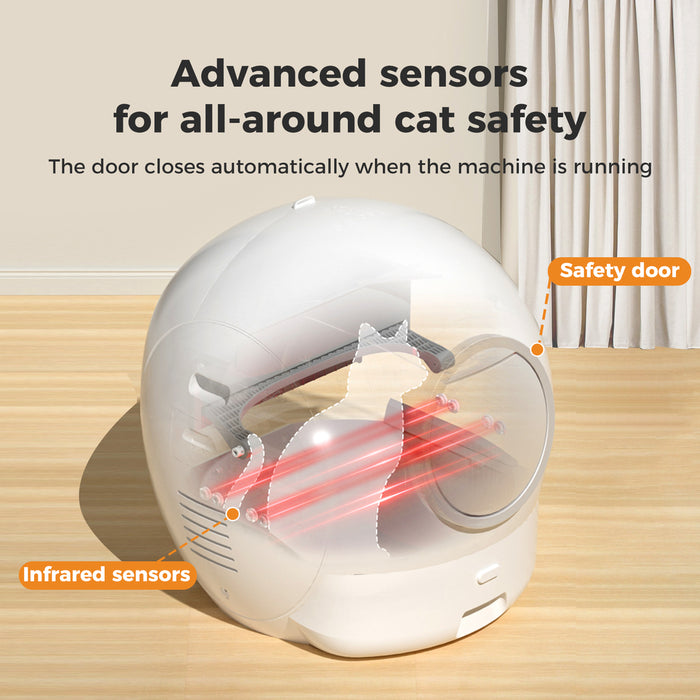 PaWz AutoClean Max Automatic Self Cleaning Cat Litter Box