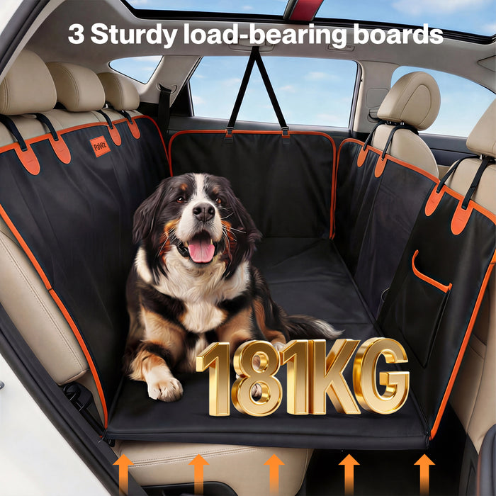 Dog Car Seat Cover Convertible Pet Back Seat Hammock Protector Waterproof