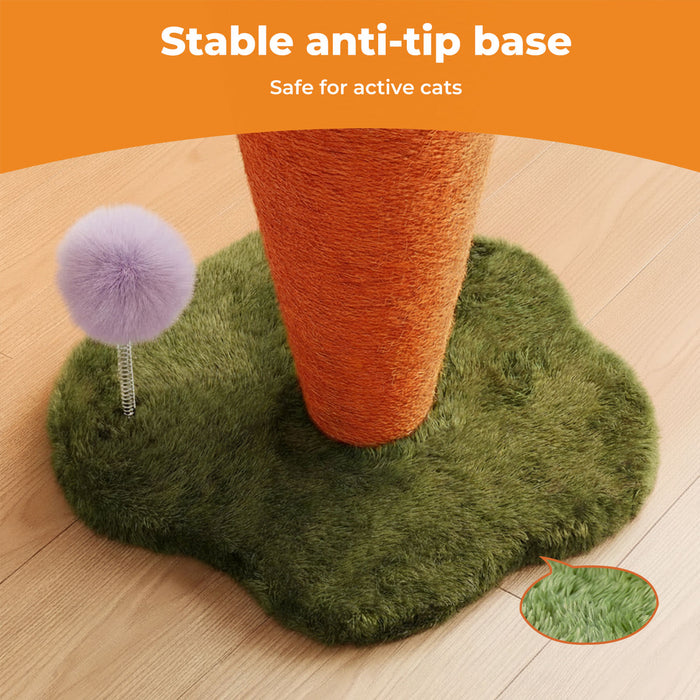 Cat Scratching Post Cute Carrot Scratching Post Pet Supplies Entertainment