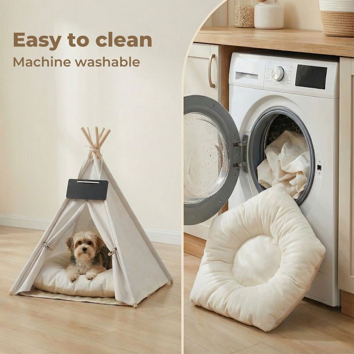 Pet Tent Puppy Dog Bed Tent Washable Tent Bed Cushion Indoor Pet House