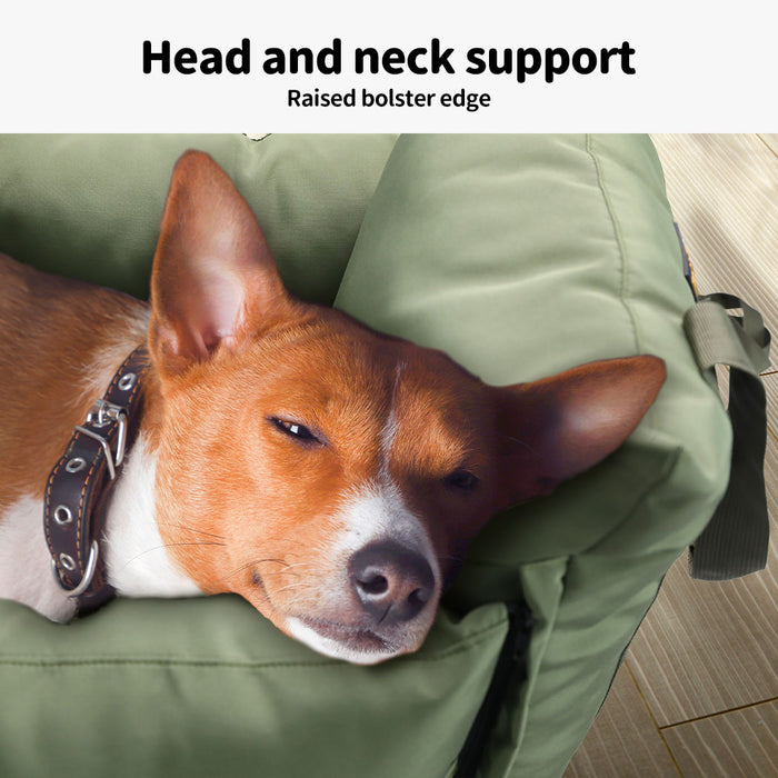 Dog Car Seat Booster Belt Pet Portable Travel Bed Hand-carry Washable