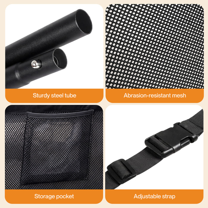 Dog Car Barrier Guard Back Seat Safety Protector Mesh Net Pet Dividers