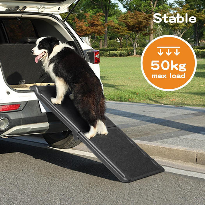 PaWz Pet Ramp Dog Steps Stairs Travel Foldable Portable Non-slip 50kg capacity