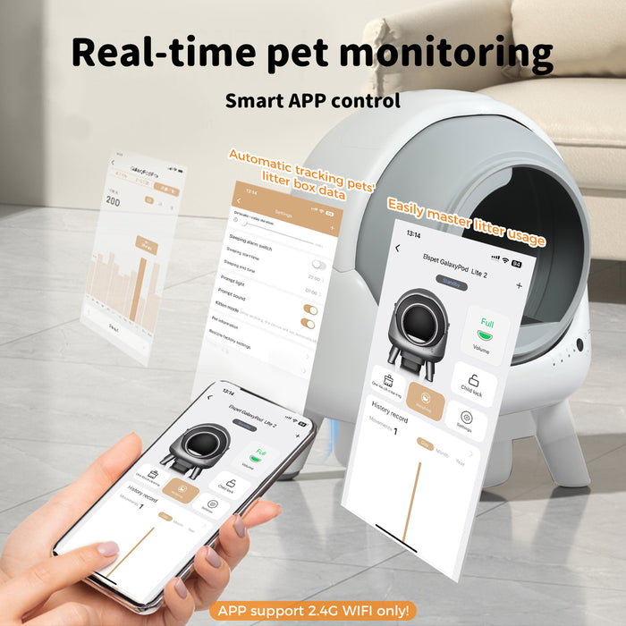 PaWz AutoClean Lite Automatic Self Cleaning Cat Litter Box