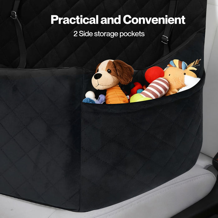 Dog Car Seat Booster with Safety Belt  Leashes  for Large Sized Dogs