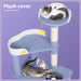 PaWz Cat Tree Post Scratching Multi-Level - Blue - petpawz.com.au