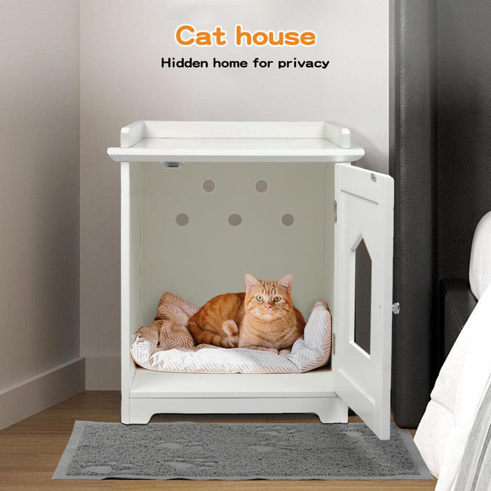 Cat Litter Box Mat Fully Enclosed Kitty Toilet - petpawz.com.au