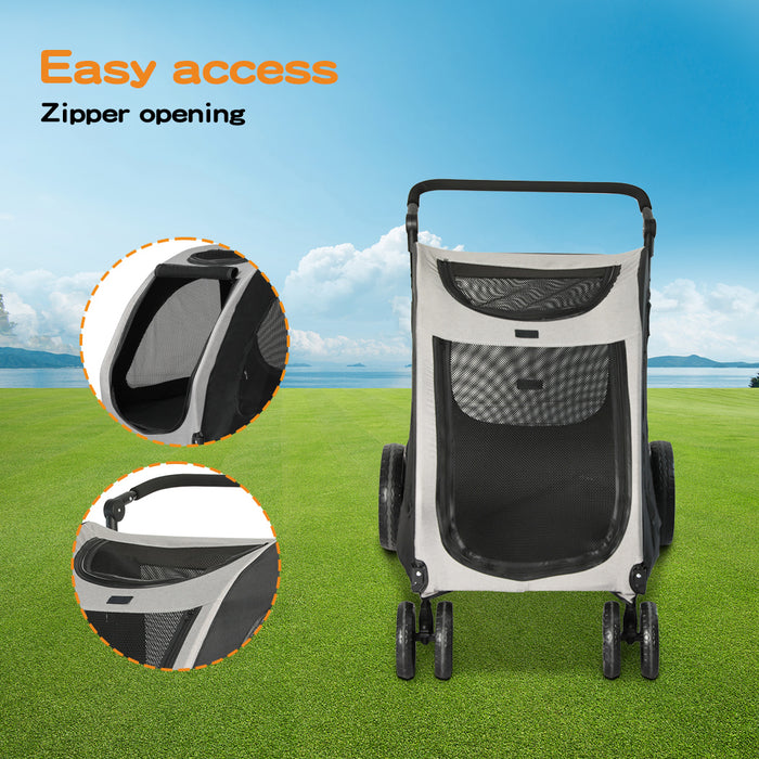 PaWz Pet Stroller 4 Wheel