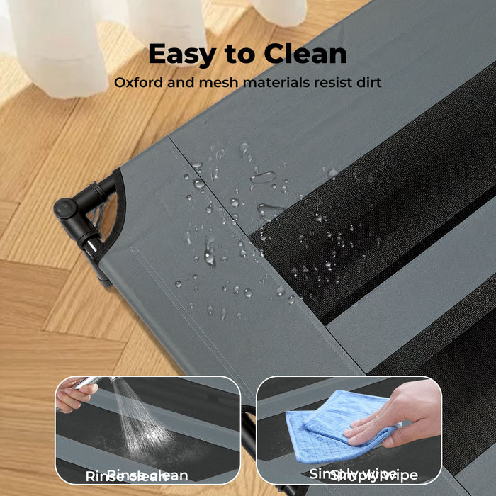 Elevated Pet Bed Raised Dog Bed Heavy Duty Outdoor Cooling Portable Bed