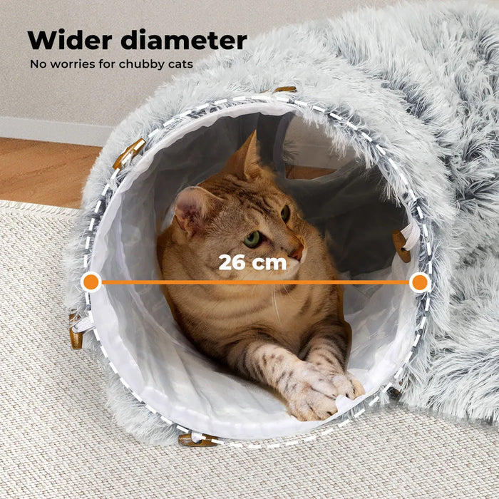 Pawz Cat Tunnel Bed Foldable Funny Exercise Plush Kitten Play Tube