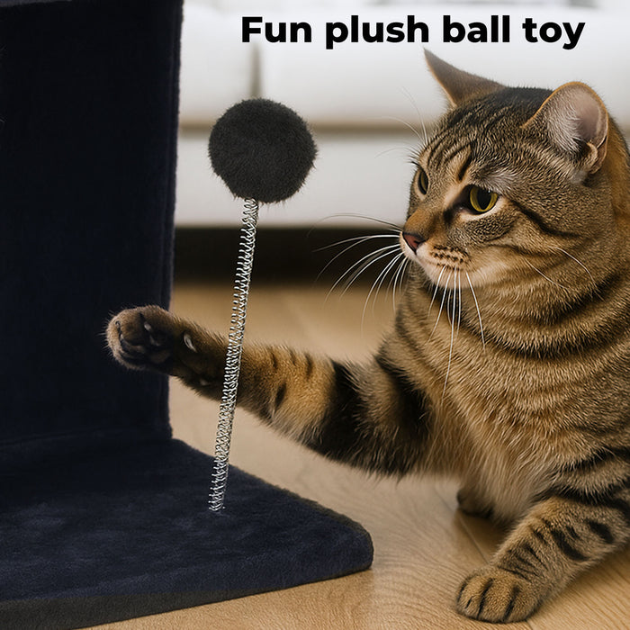 Cat Tree Tower Big Perch Bed Large Condo House Scratcher Removable Soft Mat